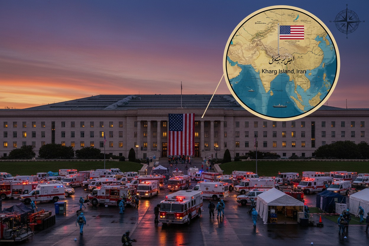 فوضى في البنتاغون وتسرب كيميائي يثير الذعر.. وتسريبات عن خطط أمريكية للسيطرة على جزيرة “خارك” الإيرانية