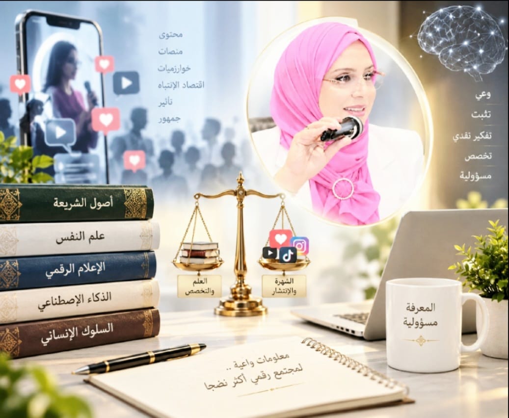 وهم التأثير “Influence”: بين صخب الشهرة ورصانة التخصص الرقمي رؤية تكاملية في الأصول الشرعية والسلوك الرقمي الواعي